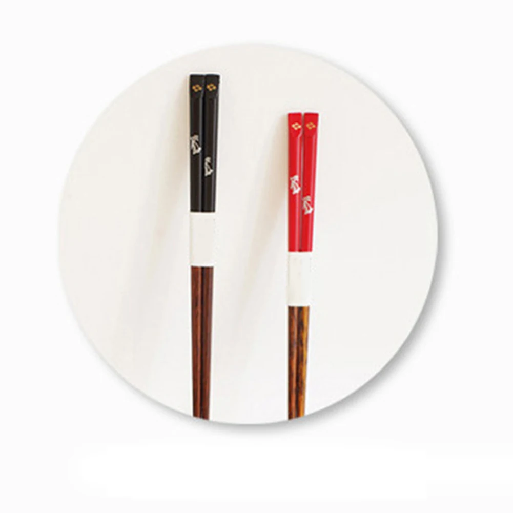 2 Pair Non Slip Couple Japanese Nature Utensil Gift Box Kitchen Home Chopsticks Set Ironwood Heat-Resistant Travel Eco Friendly | Дом и сад