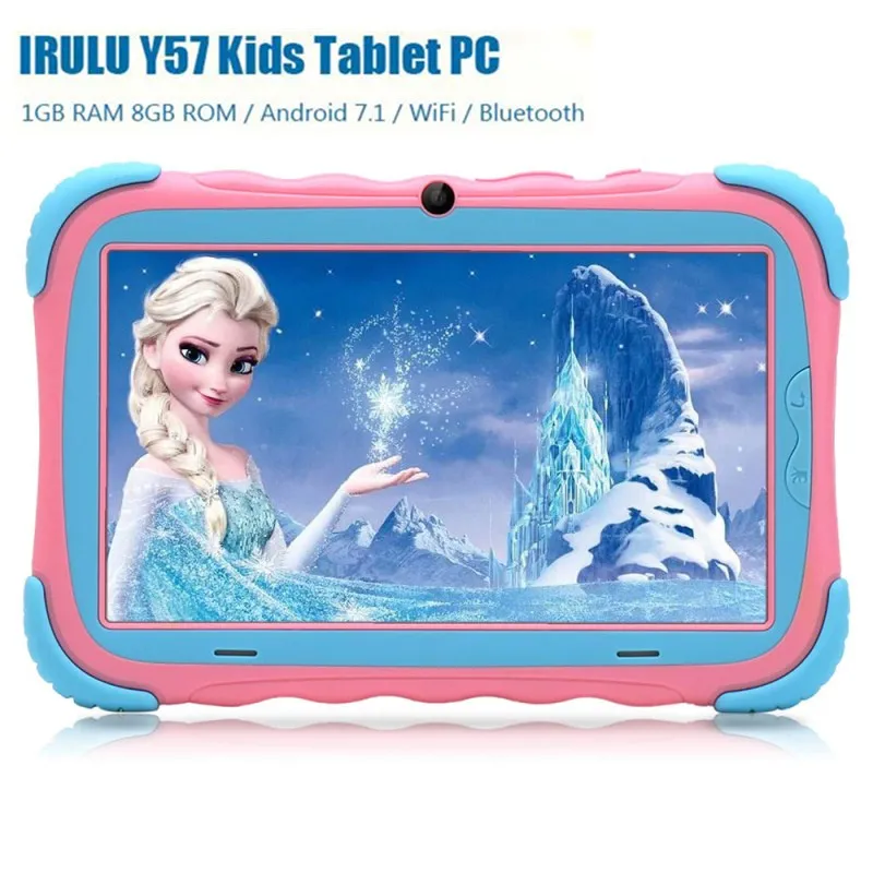 2019 Новый IRULU Y57 Детские планшеты PC 7 0 дюйма Android 1 RK3126C 4 ядра ГБ Оперативная память 16