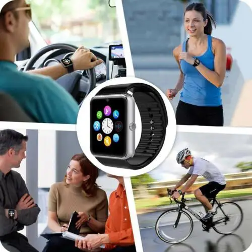 Умные наручные часы GT08 с сенсорным экраном Bluetooth Mate GPRS для Android iPhone 20A05|Смарт-часы| |