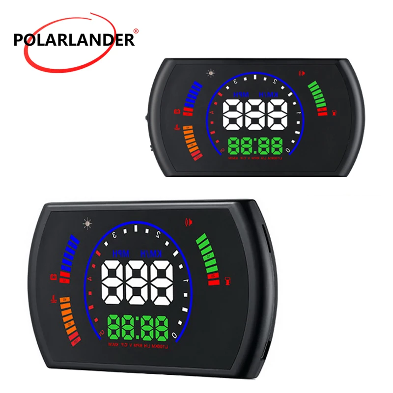 

5.8'' Driving Data Car HUD OBD2 Head Up Display Windscreen Projector Speedometer