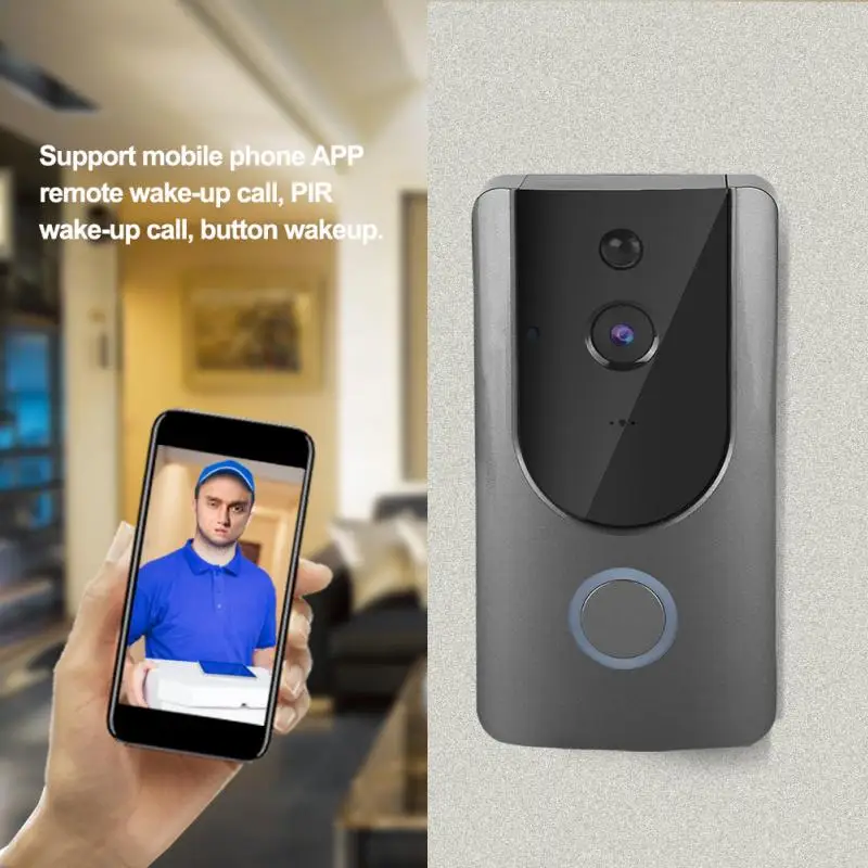 Умный видеодомофон 720P с Wi Fi беспроводной дверной звонок для домашней