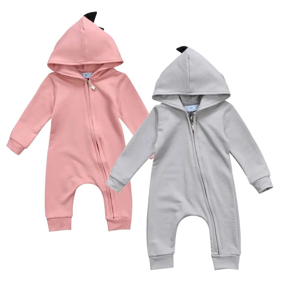 

New Kids Baby Clothes Girl Boy Dinosaur Romper Jumpsuit Playsuit Outfits US