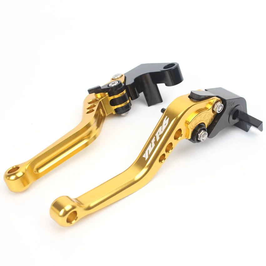 Алюминиевые короткие рычаги тормозной муфты CNC для Yamaha YZF R6 2005-2016 R1 2004 2005 2006 2007 2008 R6S
