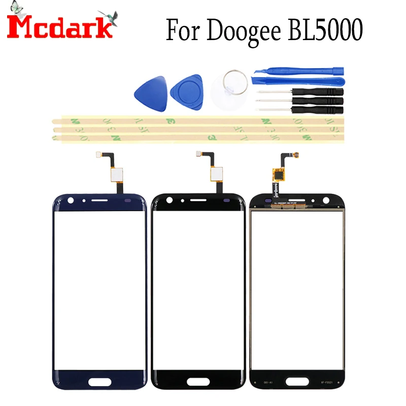 Mcdark Для Doogee BL5000 5 дюймовые передние Стекло сенсорный экран мобильный телефон для