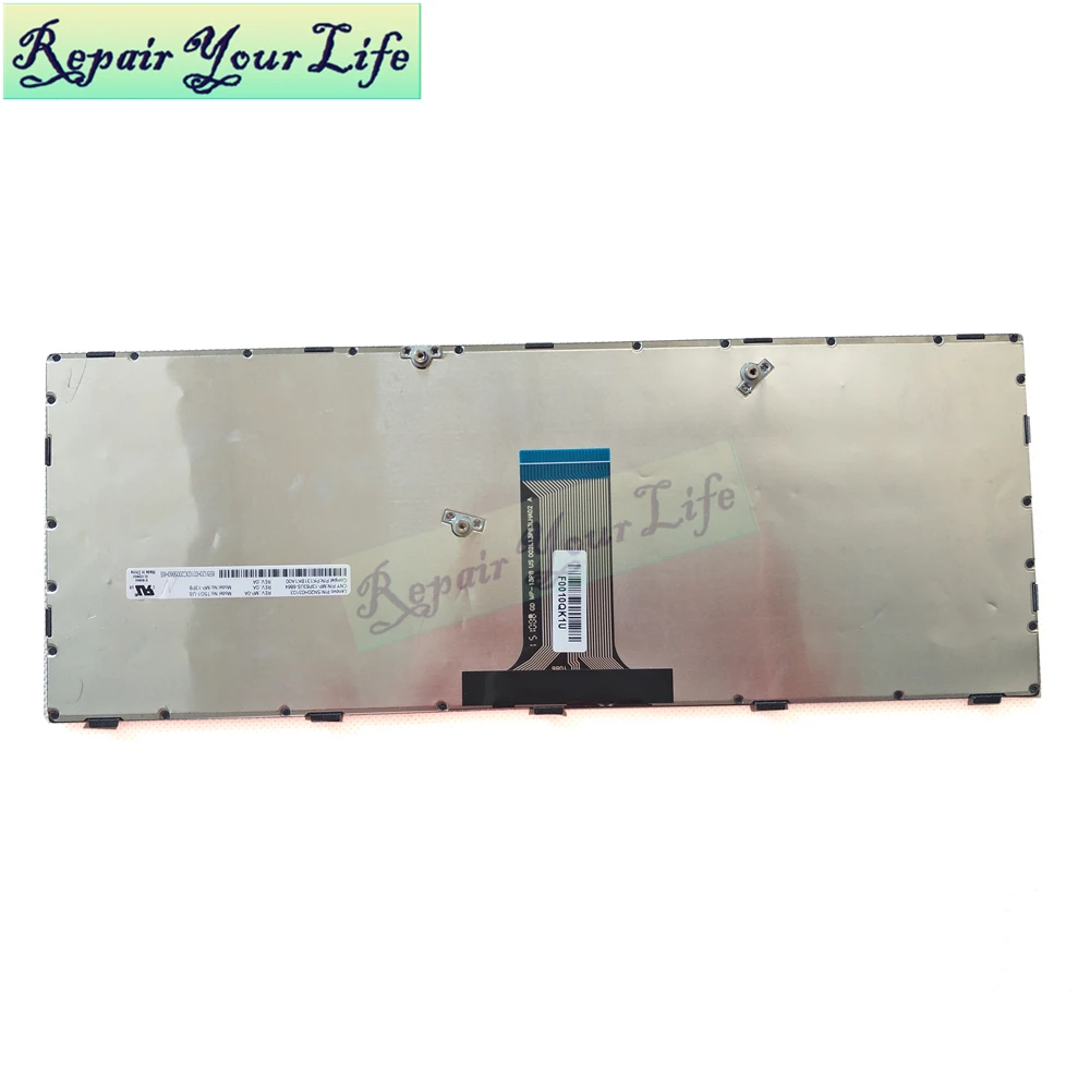 Клавиатура для ноутбука LENOVO G40-70 b40-70 G40-45 V1000 V3000 V1070 Flex2-14a английская Серебристая