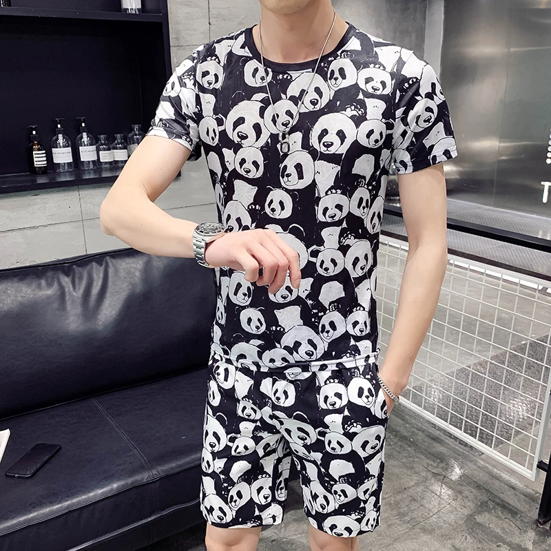 Модный тренд с принтом животных цветная Повседневная тонкая уличная спортивная