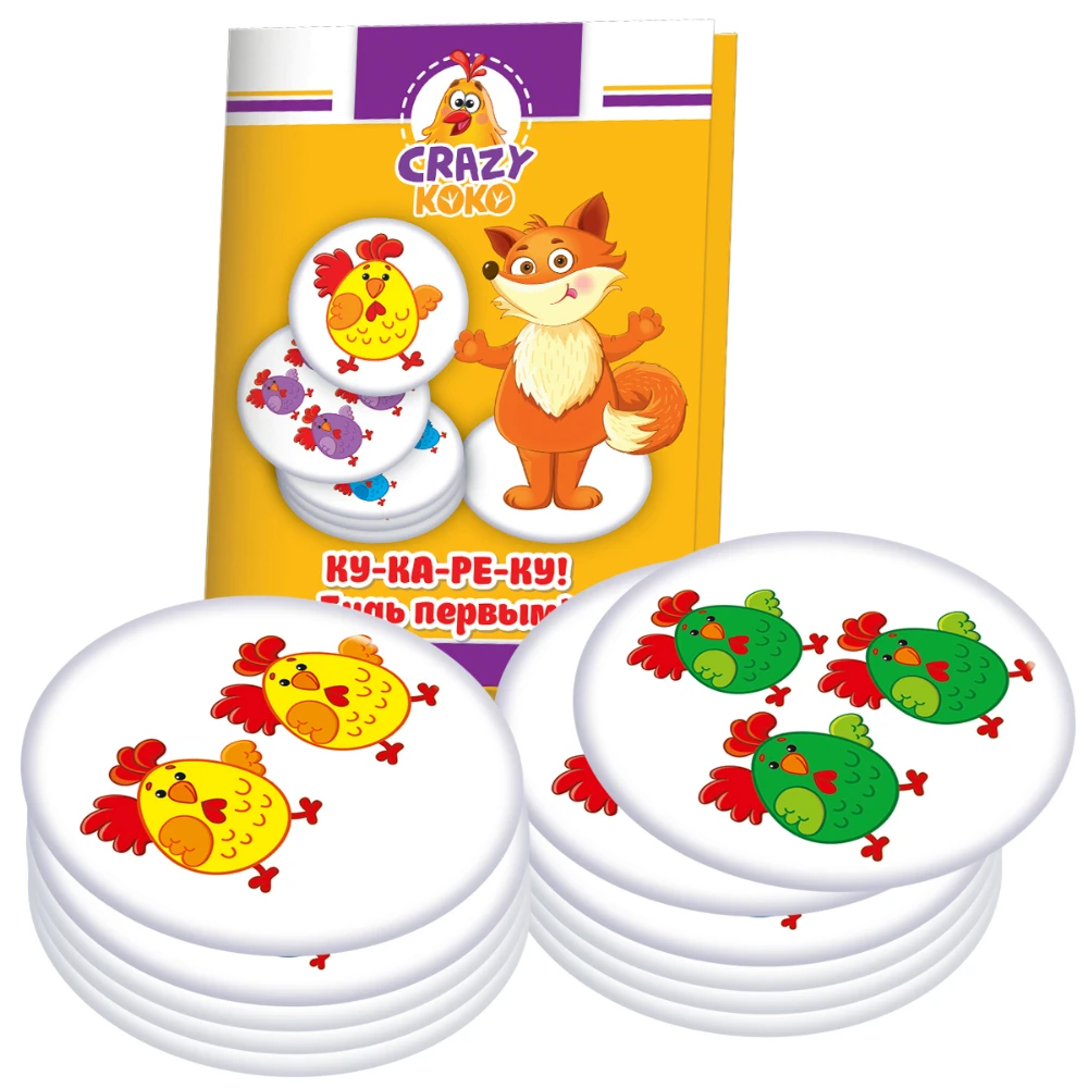 Настольная игра в тубусе Vladi Toys &quotКу ка ре ку!&quot|Карточные игры| |