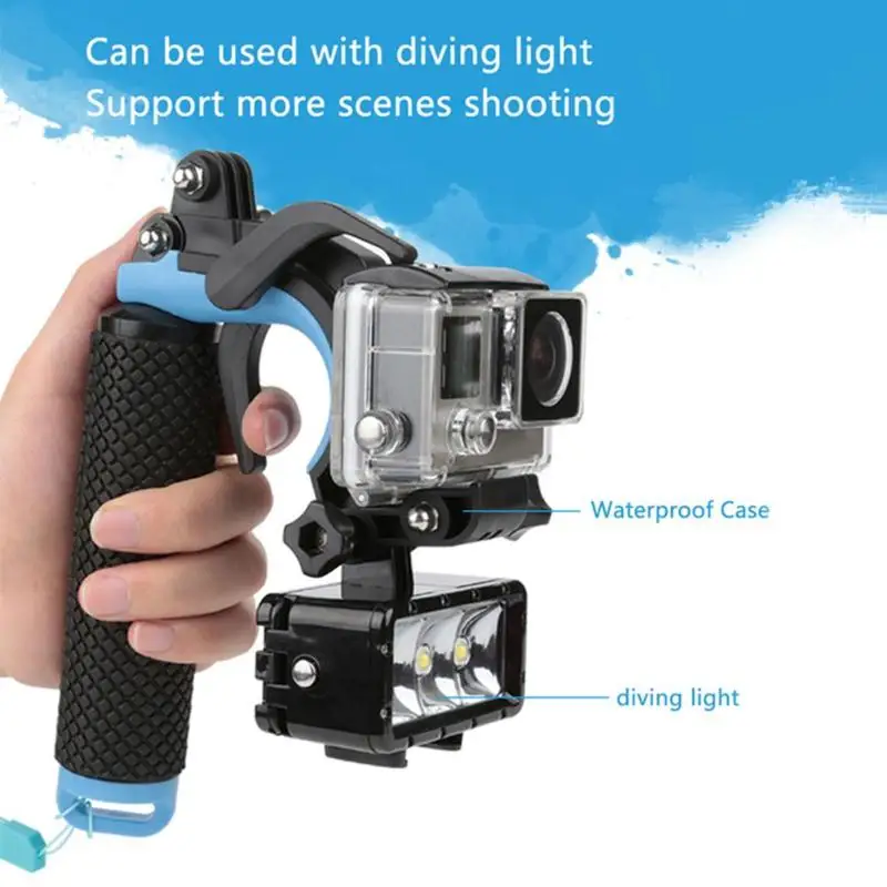 Плавающий поплавок ручка Автоспуск палка триггер затвор телефон клип для GoPro
