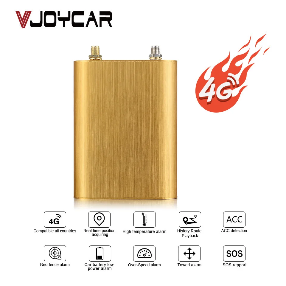 VJOYCAR MT600 4G LTE Автомобильный GPS трекер локатор SMS GPRS внешняя антенна устройство