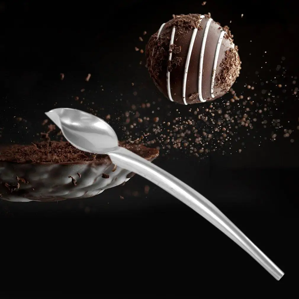 Нержавеющая сталь торт украшение карандаш шоколадный фильтр ложка выпечки