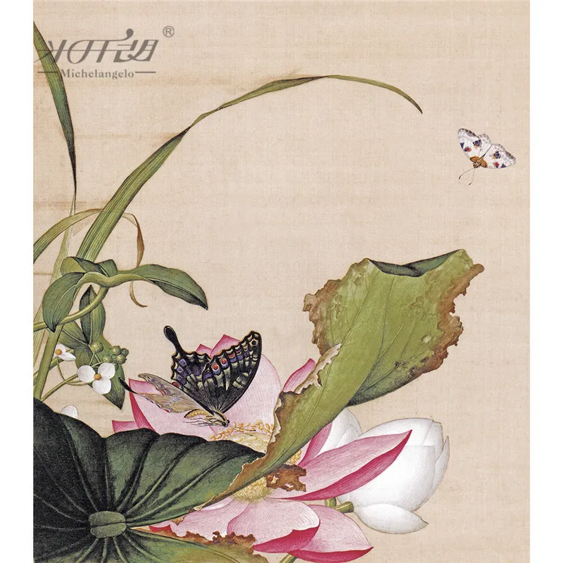 Микеланжело деревянные головоломки 500 штук Giuseppe кастильон Лотос Лилия Цветок
