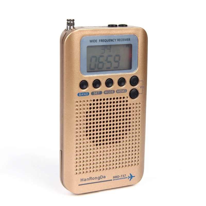 LEORY Новый VHF авиационный радиоприемник портативный Полнодиапазонный для