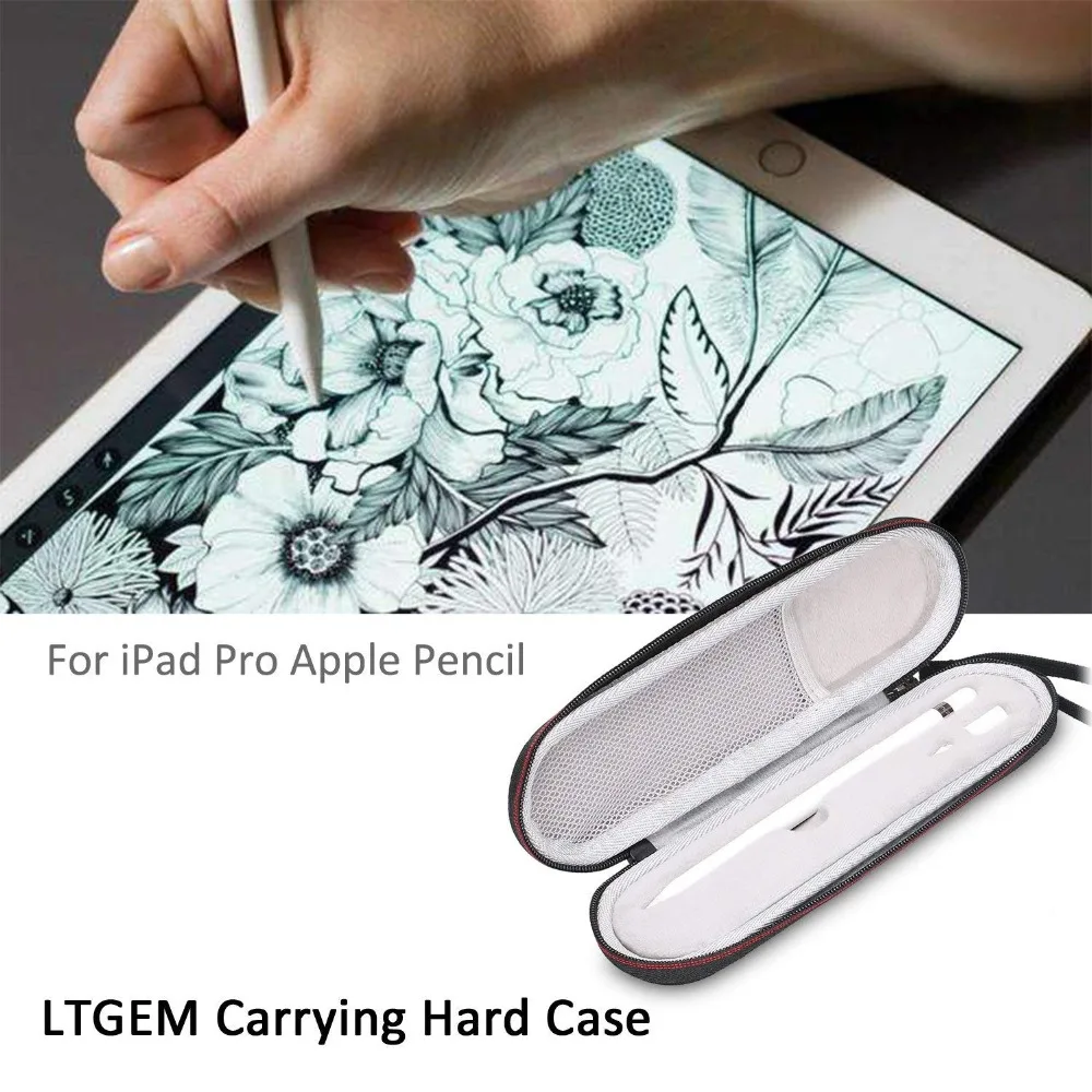

LTGEM Storage Travel Carrying Case For Apple iPad Pro Pencil / Adapter Hard Carrying Bag Sleeve Pouch