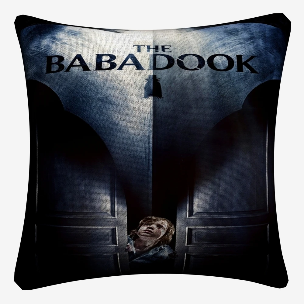 Babadook декоративное хлопковое белье с изображением фильма ужасов наволочка 45x45 см