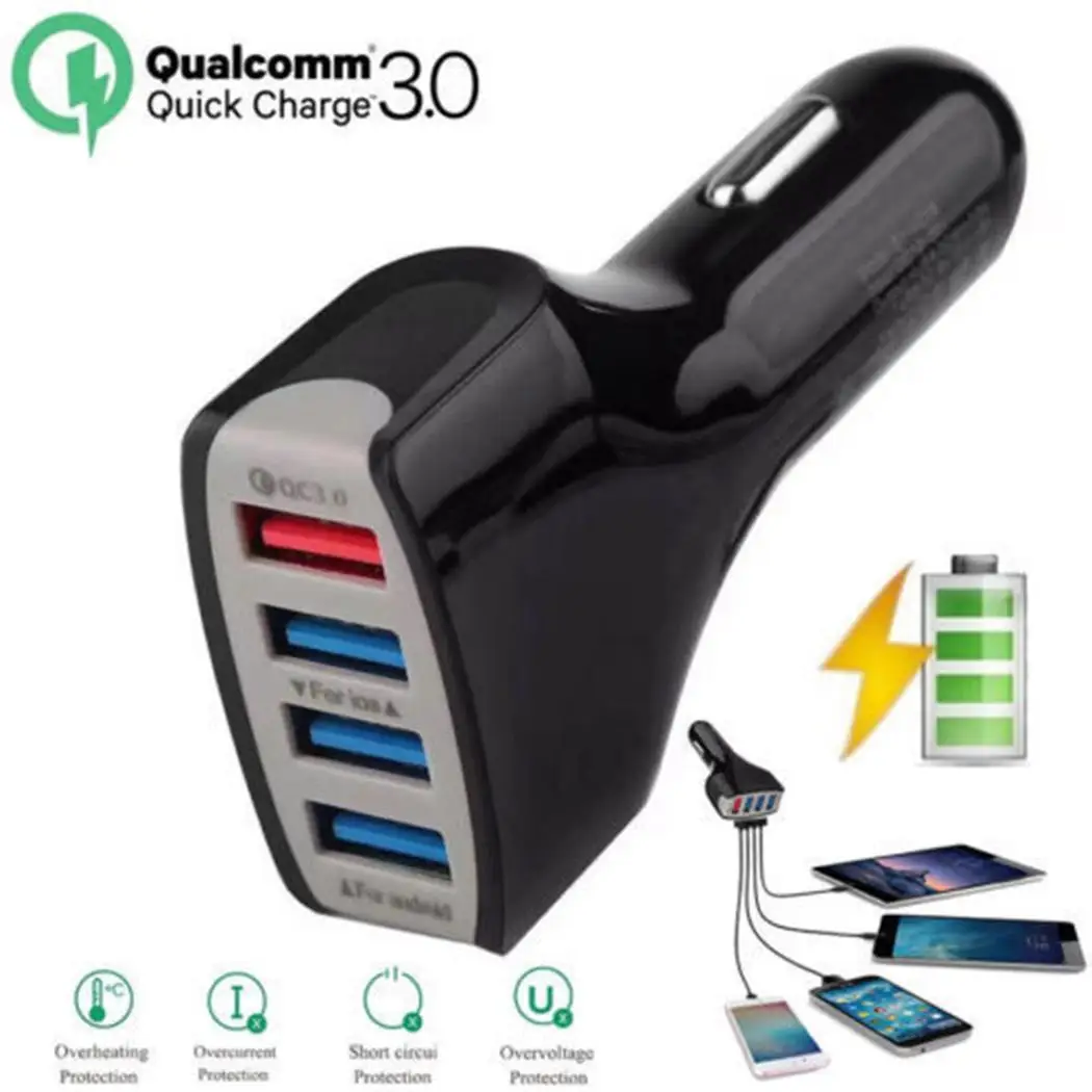Автомобиль адаптер Mini USB зарядное устройство общий размер и красивый дизайн. 5 V ~ 9
