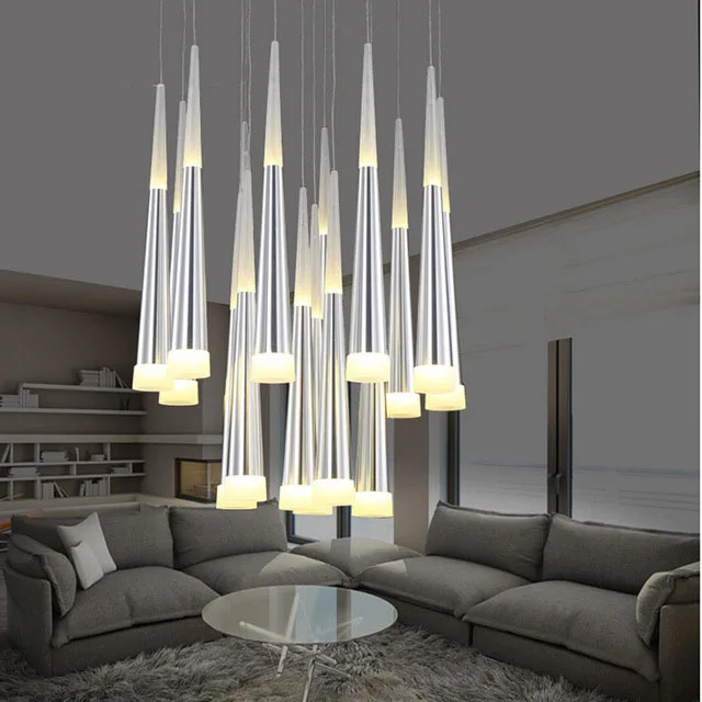 

Modern Fish line Art Creative Lights Simple Acrylic Light LED lamp for the bar Restaurant Coffee Shop FREE SHIPPING