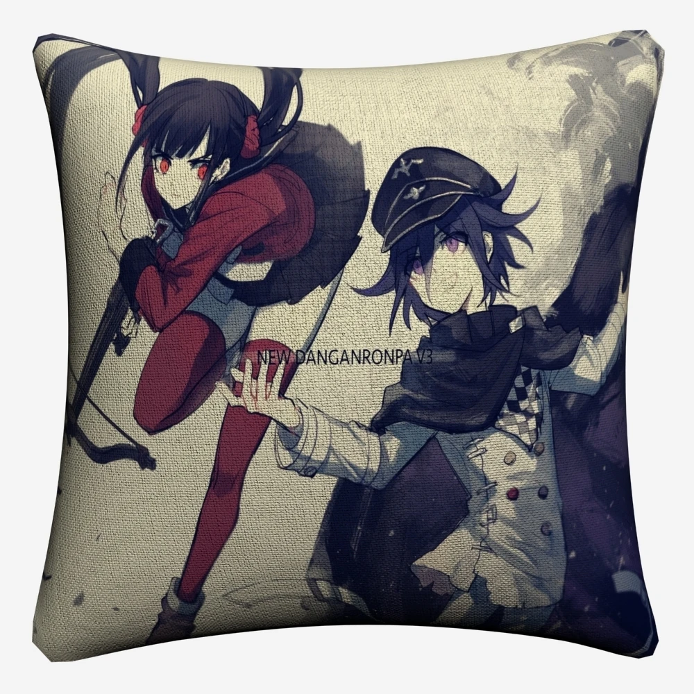 Новинка комикс Danganronpa чехол для подушки в стиле японского аниме 45x45 см дивана