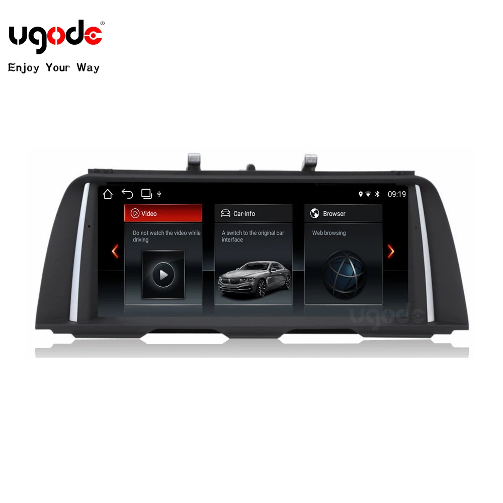 Ugode Android Автомобильная Мультимедийная система стерео плеер для BMW 5 серии F10 F11 NBT CIC