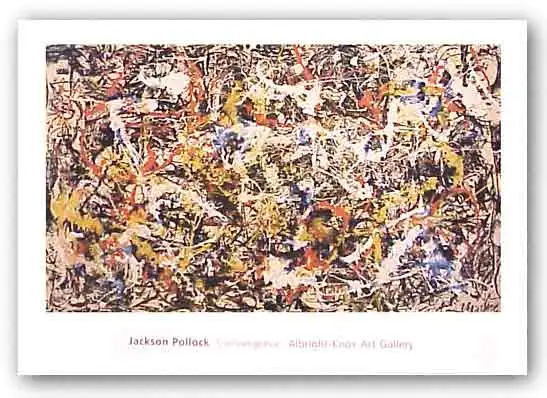 Конвергенция 21 75 &quotx 36 5&quot художественный плакат | Дом и сад