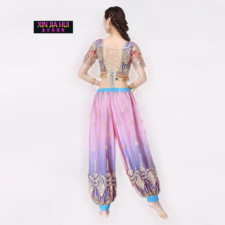 India Sari Oriental Clothing Adult Woman New Pattern Sexy Belly Dance Show Serve Suit Bellydance Costume Bollywood Carnaval |