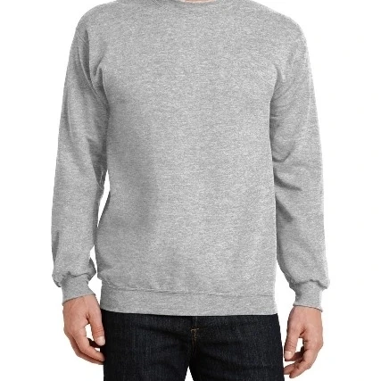Port &amp Company PC78 Mens Core Fleece Crewneck Sweatshirt Ash - Small |