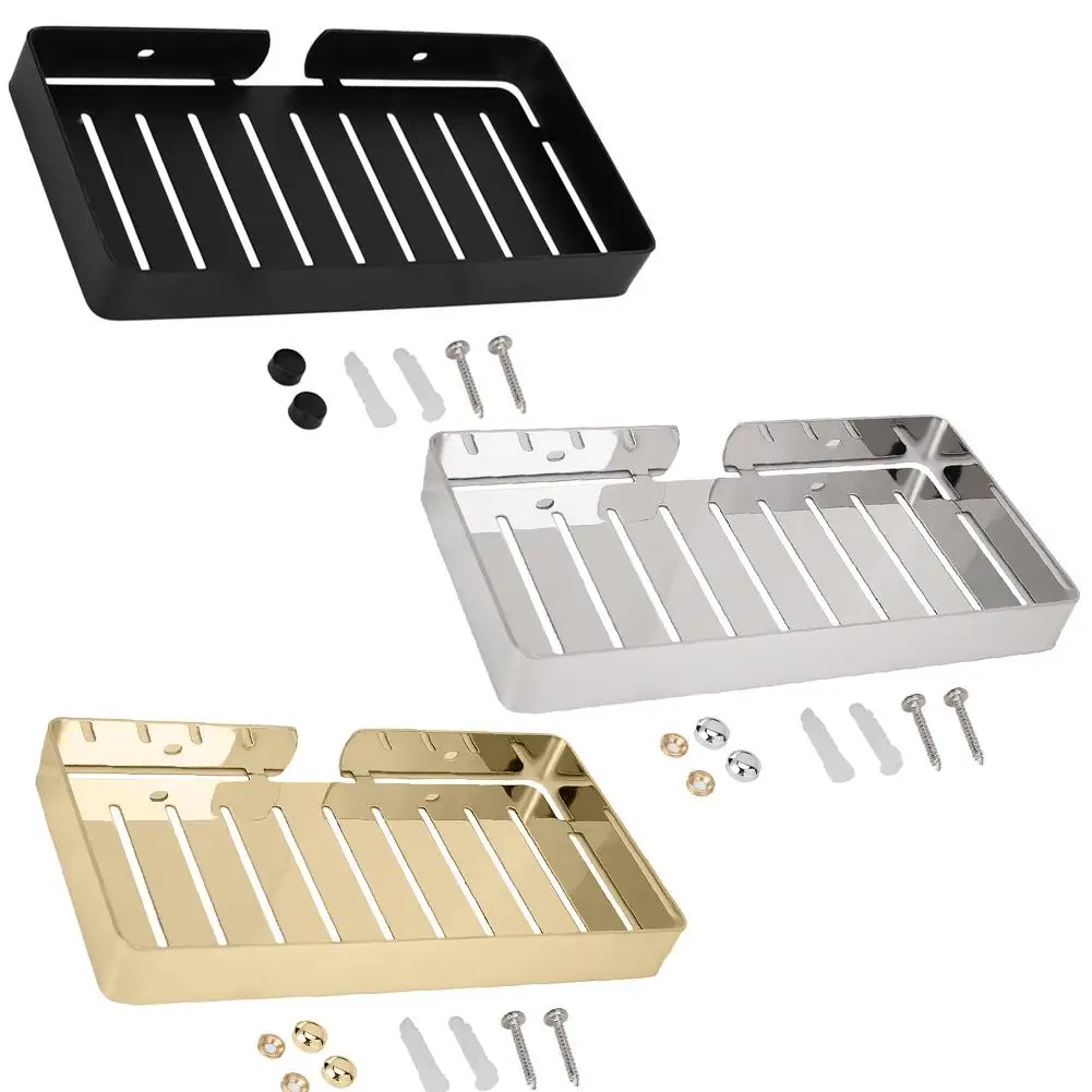 Wall Mount Stainless Steel Soap Drain Rack Shelf for Bathroom Kitchen Professional | Обустройство дома