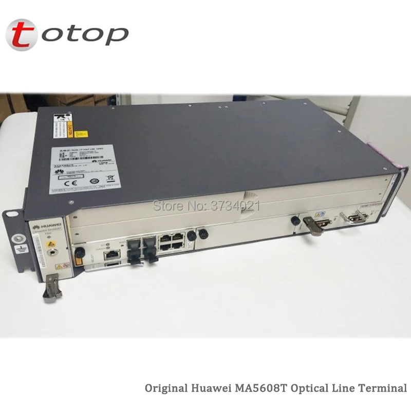 Huawei 19 дюймов OLT GPON MA5608T (постоянный ток) 1 * MPWC силовой панелью 2 MCUD1 10G приборная
