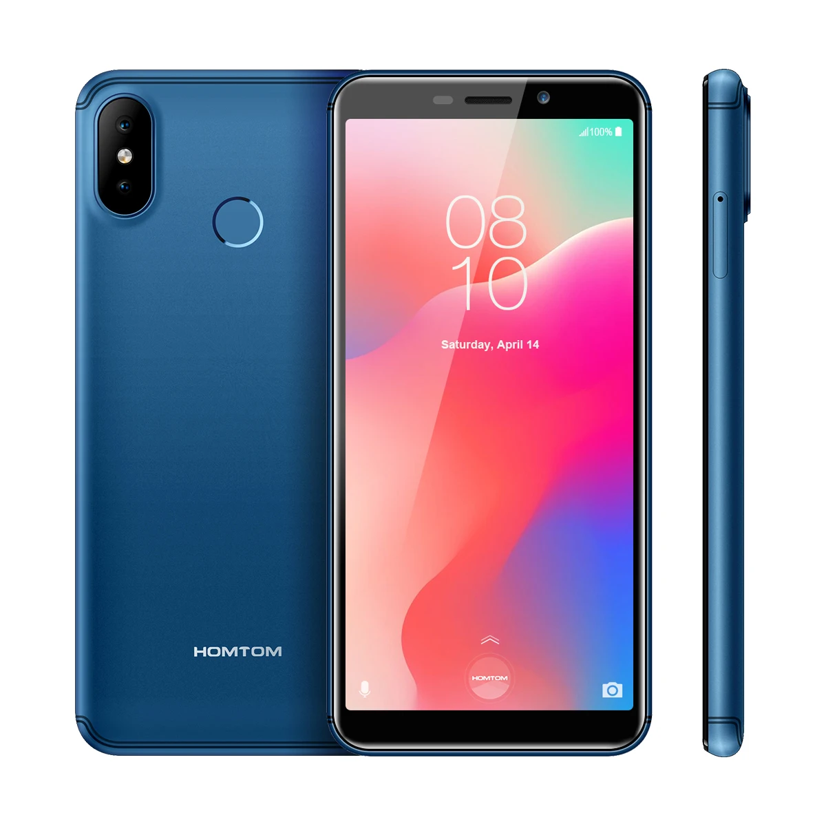 HOMTOM C1 5 '✘:9 1GB 16GB мобильный телефон Android GO 3000mAh SW 13MP камера отпечаток пальца ID Dual