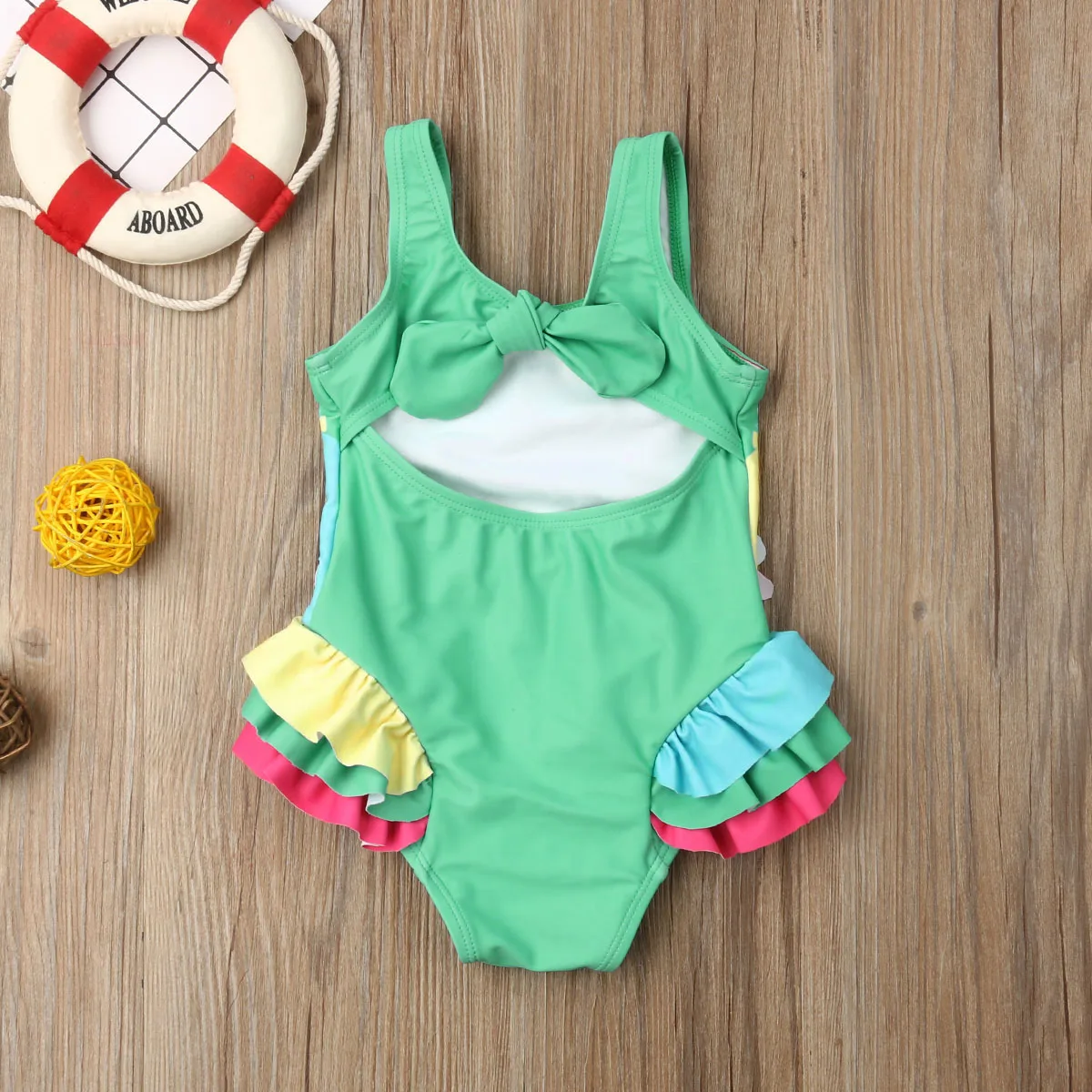 2019 Newest Style Cartoon Swimwear Baby Gilr One Piece Swimsuit Bathing Suit 0-24M Newborn Fits Beachwear Hot |