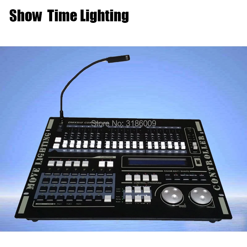 Простота использования Супер Pro 512 DMX контроллер двойной из A/B DMX512 выход консоль