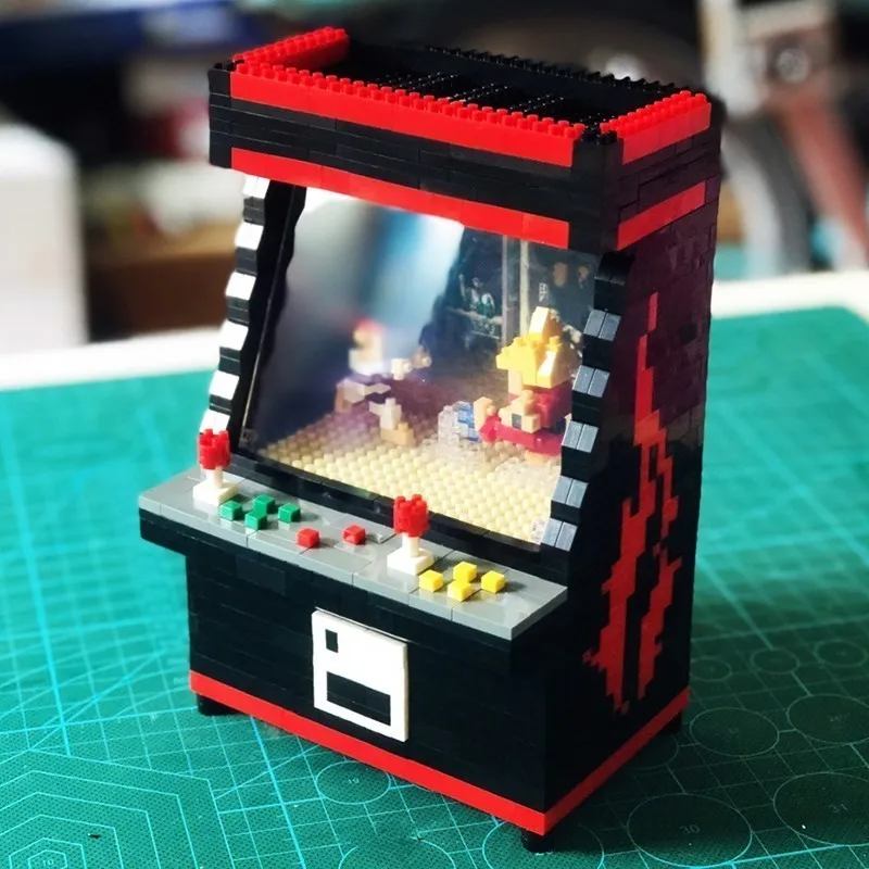 Миниатюрный DIY Алмазы мини сборка строительных блоков папка с игрушками поймать