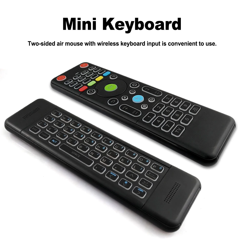 Беспроводная мини клавиатура TZ18 2 4 ГГц двухсторонний ручной пульт