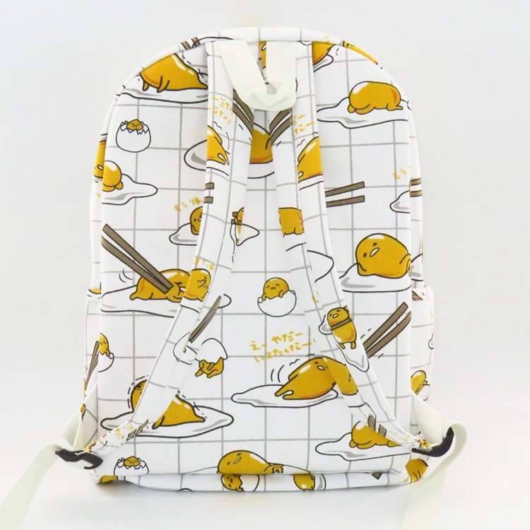 Рюкзак с яйцом Gudetama Lazy Egg Yolk Brother сумка из парусины для отдыха школьные сумки
