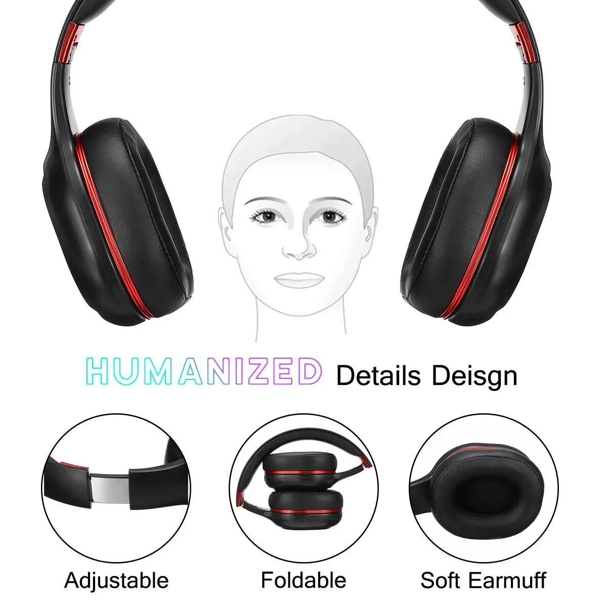 Беспроводные bluetooth наушники RGB светодиодный Вибрационный бас игровая гарнитура