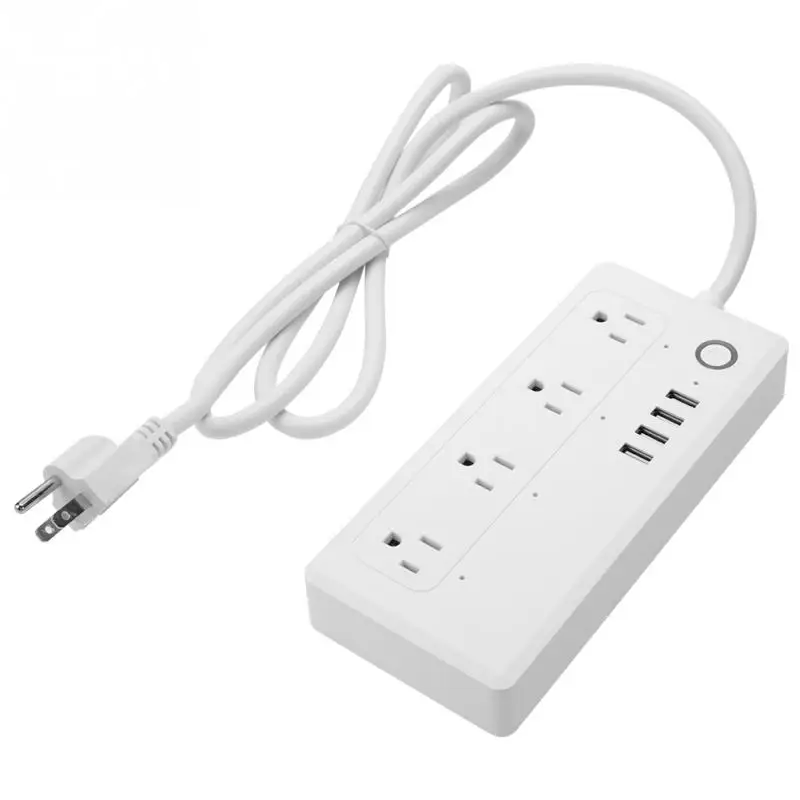 WiFi смарт Мощность на выходе 4 Порты USB розетка с таймером полосы Стабилизатор