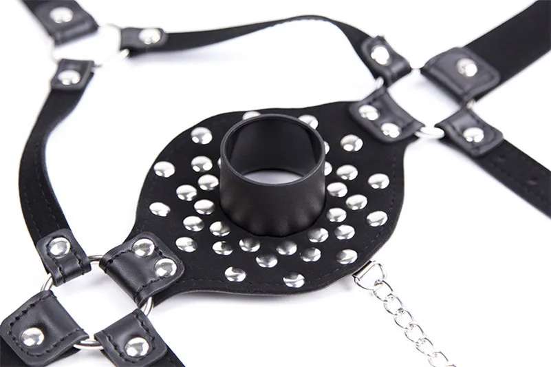 Morease Mouth Gag Hood Mask Adult Game Sex Product Erotic Fetish Restraint Slave Plug For Women Couple Harness Toy Products | Красота и