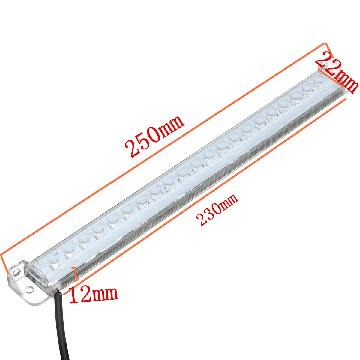 

2x 12V 21LED Marine Yacht For Boat LED Underwater Light Fishing For Boat Marine Kit Trim Tab Light Transom Stern Bar Waterproof