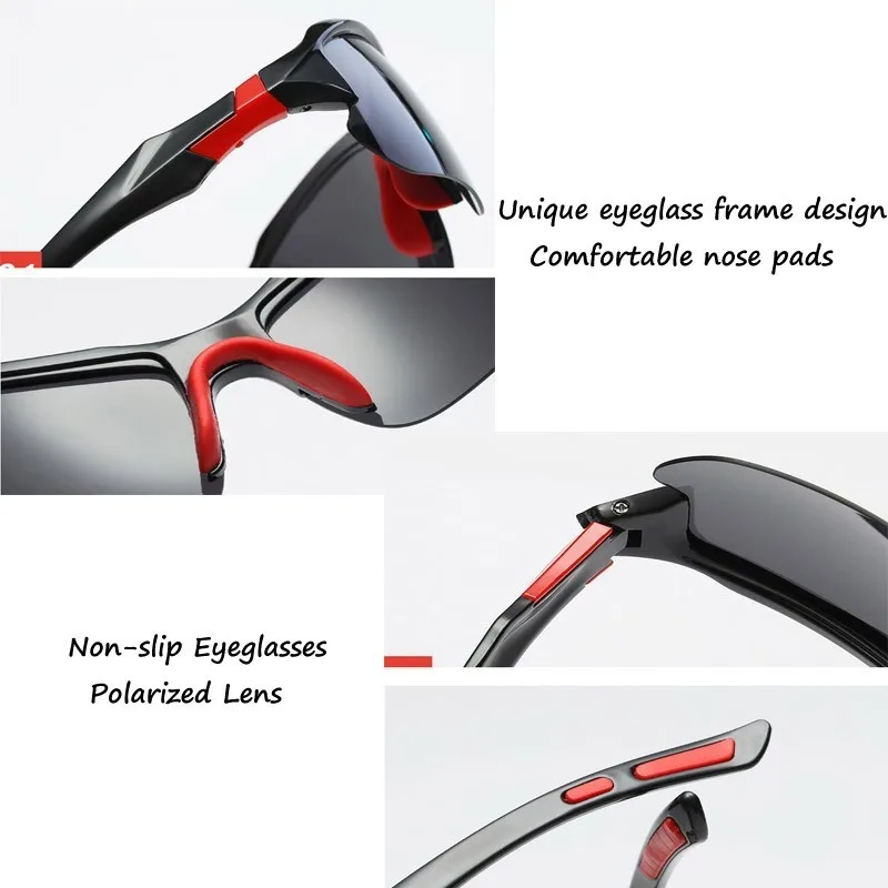 Polarized Sunglasses Men Women Reflective Coating Square Sun Glasses UV400 Driving Fishing Sport Eyewear Oculos Gafas | Спорт и