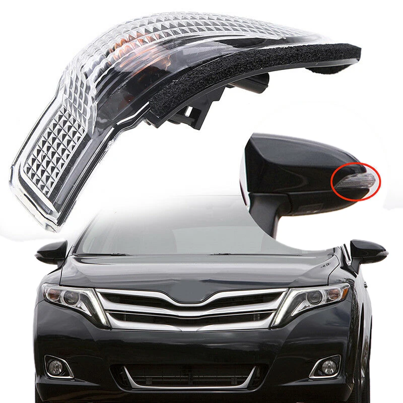 Зеркало заднего вида Поворотная сигнальная лампа мигание для Toyota Corolla Camry Yaris Prius C