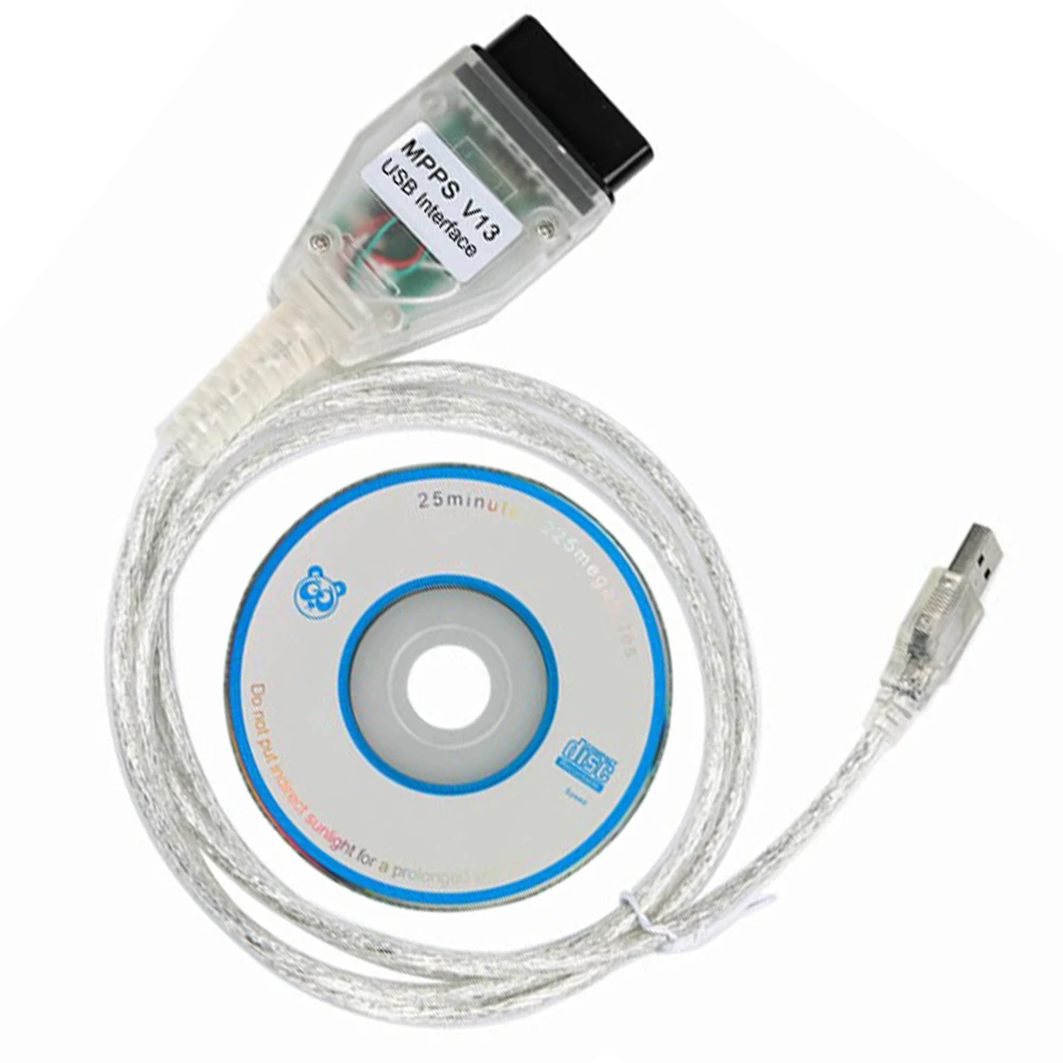 SMPS MPPS ECU чип тюнинг K CAN Flasher кабель 16pin V13 USB OBD2 Диагностический интерфейс сканер| |