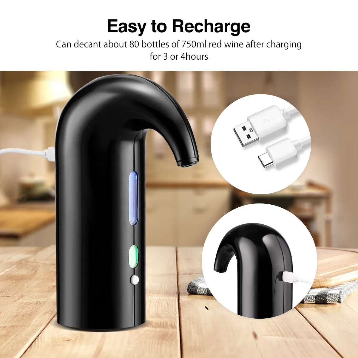 Электрический аэратор для вина 2019 искусственный волшебный декантер