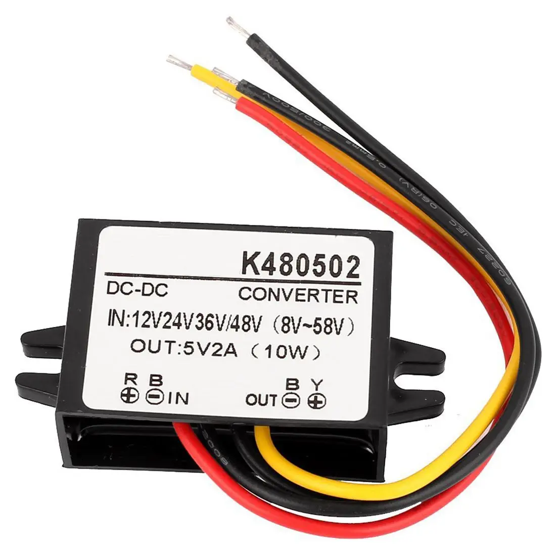 DC 12 V/24 V/36 V/48 V к 5 2A 10 W модуль питания автомобиля преобразователь напряжения