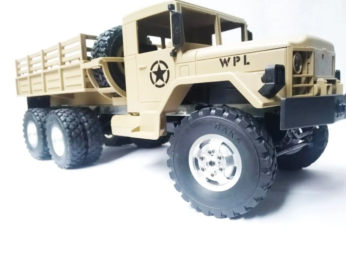 WPL 1/16 6WD B16 B36 металл шесть колес ступицы привода с шиной RC Автомобильная Рама