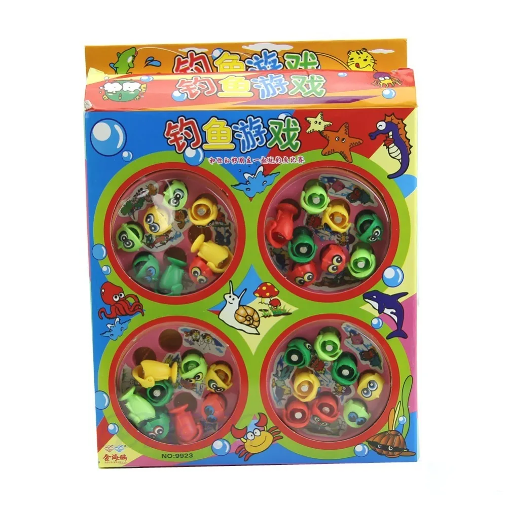 Go Fishing Game Electric Rotating Magnetic Magnet Fish Toy Kid Educational Battery Operated Multicolor Plastic Hot | Игрушки и хобби