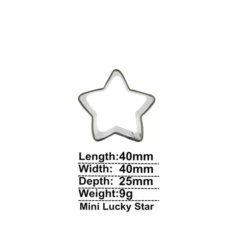 Мини Lucky star форма 3 шт бисквитные режущие формы инструменты для выпечки украшения
