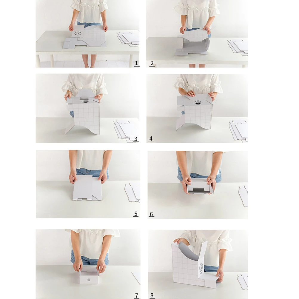 1 шт. Настольный Органайзер держатель для журнальных файлов картонная