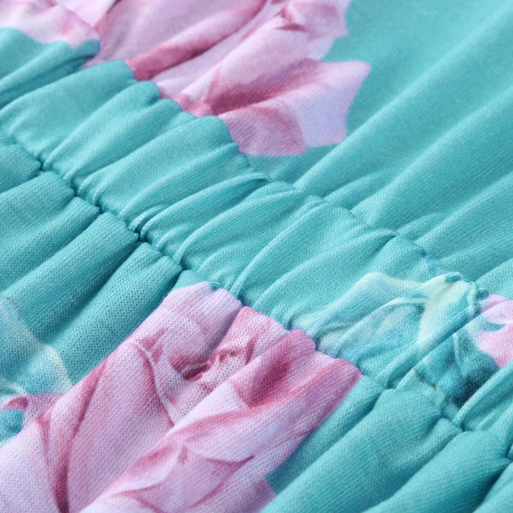 Платье для кормящих матерей с коротким рукавом цветочное весеннее платье