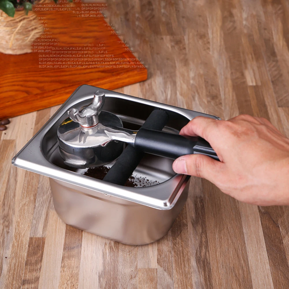 Кофейная коробка для сброса из нержавеющей стали Эспрессо контейнер кофе