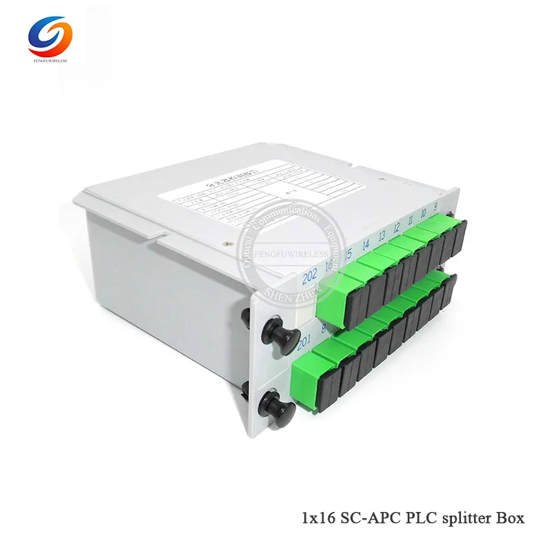 Бесплатная доставка 10 шт. распределительный модуль 1x16 LGX Box вставка кассеты SC/APC PLC