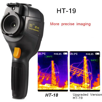 Fast Shipping Professional Edition Handheld HT-19 Infrared Thermal Imager 320*240 HD detector 0.07 High Sensitivity | Инструменты